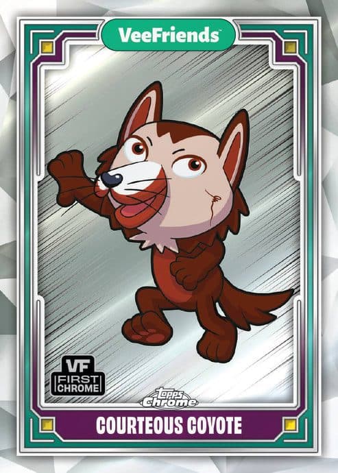 Courteous Coyote #68 — 2025 Topps Chrome VeeFriends