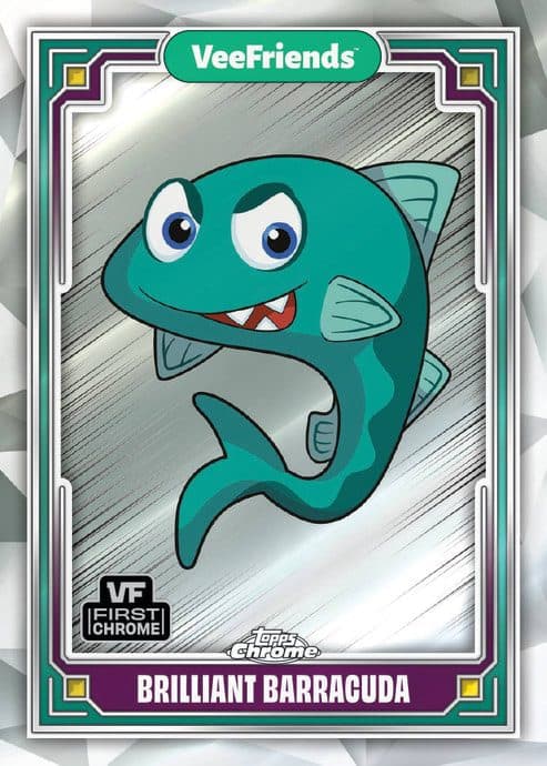 Brilliant Barracuda #80 — 2025 Topps Chrome VeeFriends