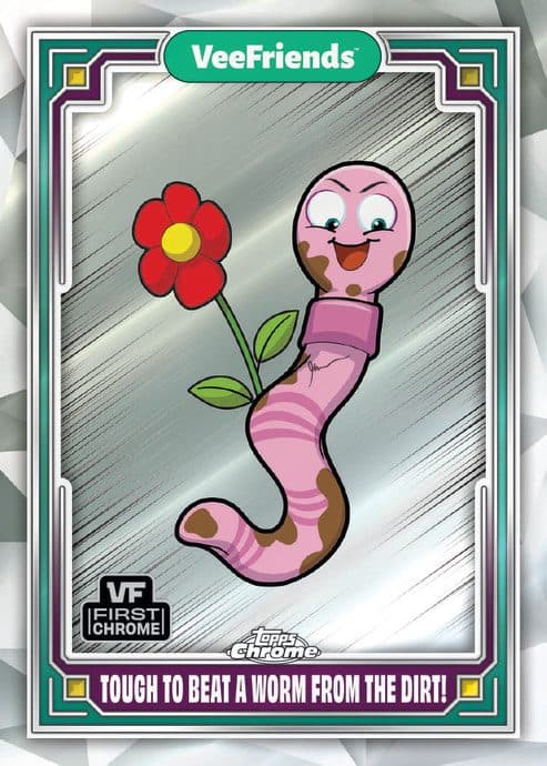 Tough to beat a Worm from the Dirt #88 — 2025 Topps Chrome VeeFriends