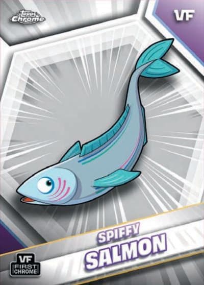 Spiffy Salmon #161 — 2026 Topps Chrome VeeFriends