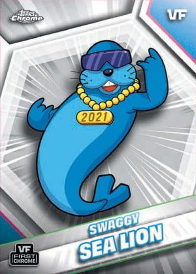 Swaggy Sea Lion #168 — 2026 Topps Chrome VeeFriends