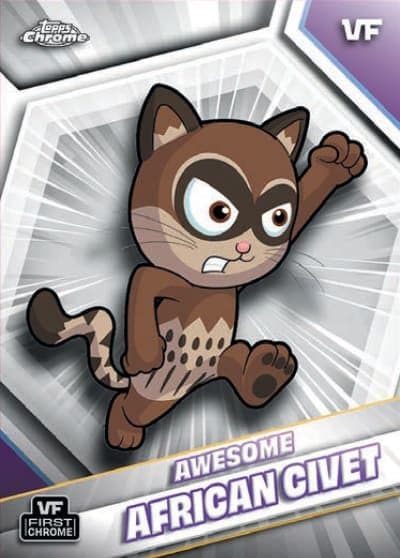 Awesome African Civet #25 — 2026 Topps Chrome VeeFriends