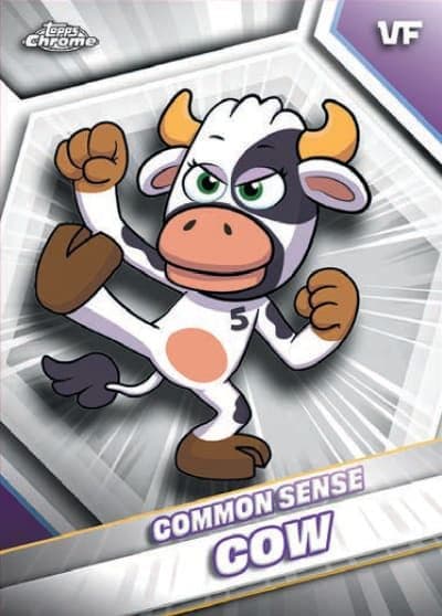 Common Sense Cow #49 — 2026 Topps Chrome VeeFriends