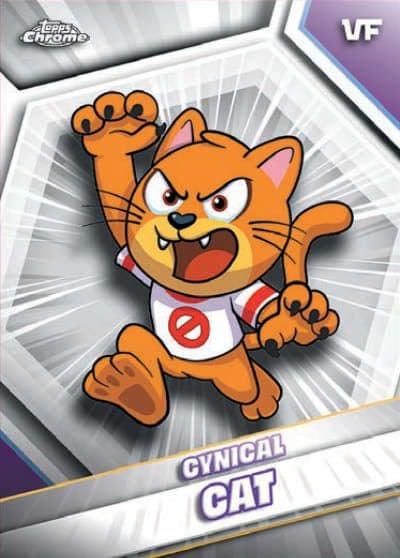 Cynical Cat #C-1 — 2026 Topps Chrome VeeFriends