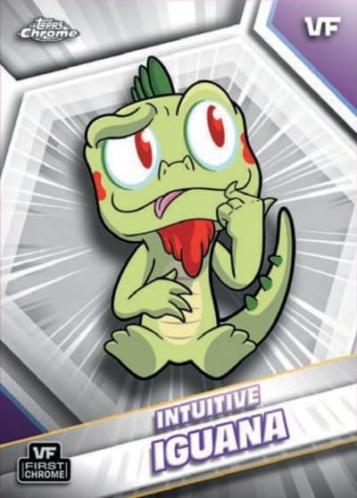 Intuitive Iguana #I-7 — 2026 Topps Chrome VeeFriends