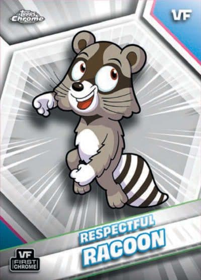 Respectful Racoon #NE-18 — 2026 Topps Chrome VeeFriends