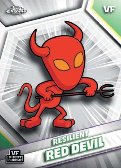 Resilient Red Devil #NE-9 — 2026 Topps Chrome VeeFriends