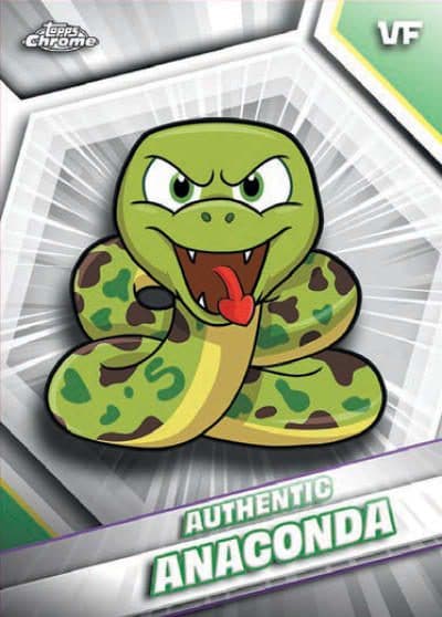 Authentic Anaconda #TF-AU — 2026 Topps Chrome VeeFriends