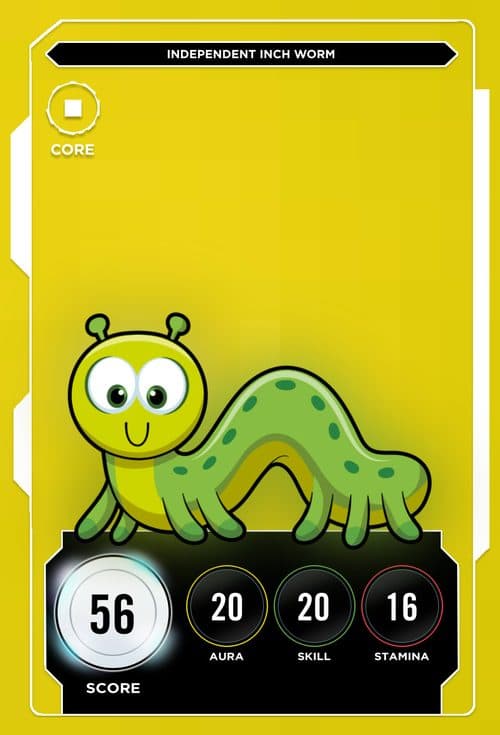 Independent Inch Worm #128 — VeeFriends Series 1 x Zerocool