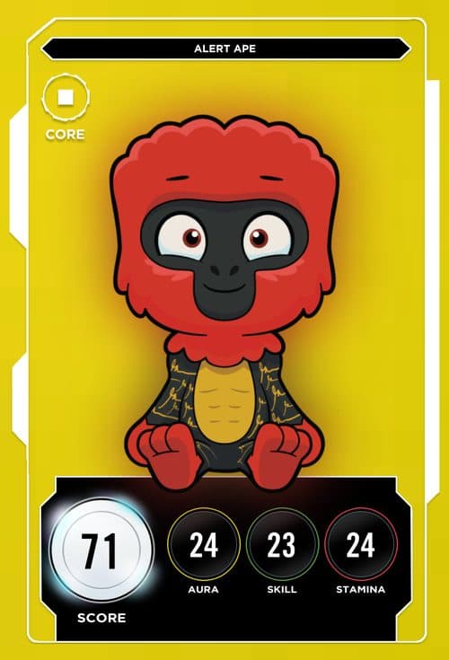 Alert Ape #14 — VeeFriends Series 1 x Zerocool