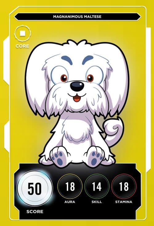 Magnanimous Maltese #156 — VeeFriends Series 1 x Zerocool