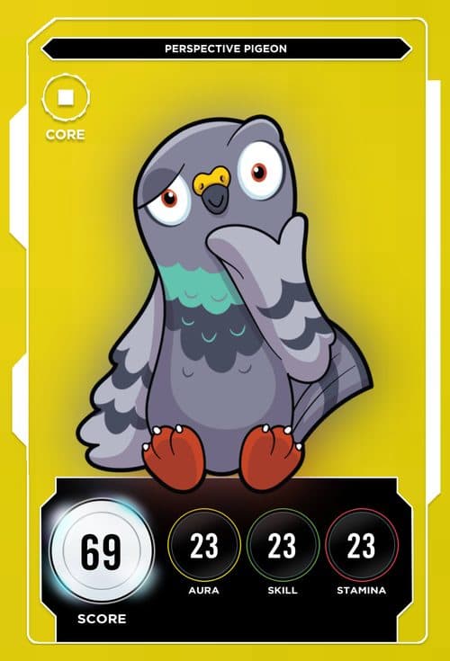 Perspective Pigeon #182 — VeeFriends Series 1 x Zerocool