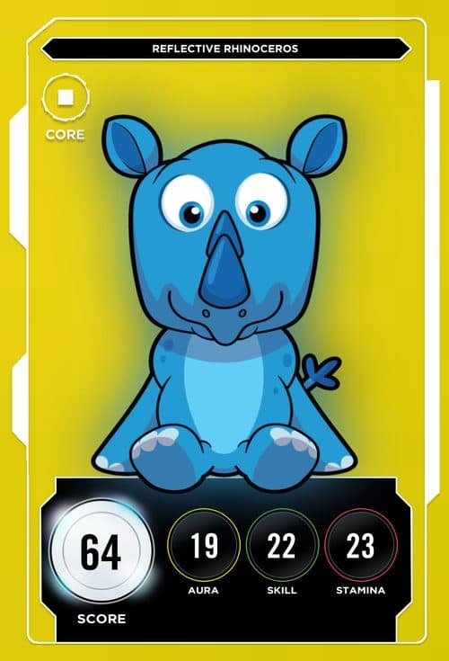 Reflective Rhinoceros #200 — VeeFriends Series 1 x Zerocool