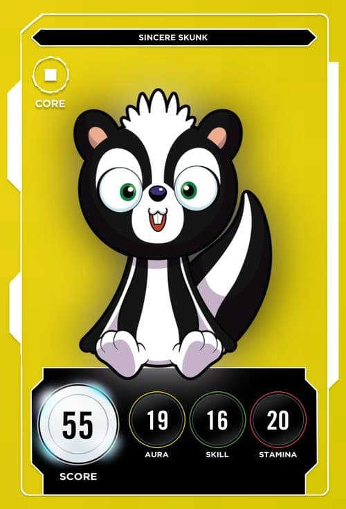 Sincere Skunk #216 — VeeFriends Series 1 x Zerocool