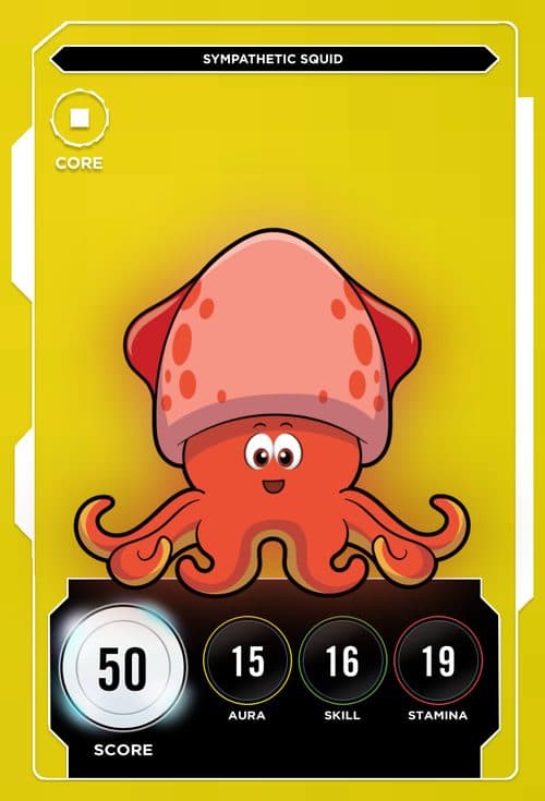 Sympathetic Squid #231 — VeeFriends Series 1 x Zerocool