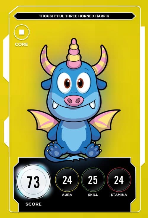 Thoughtful Three Horned Harpik #238 — VeeFriends Series 1 x Zerocool