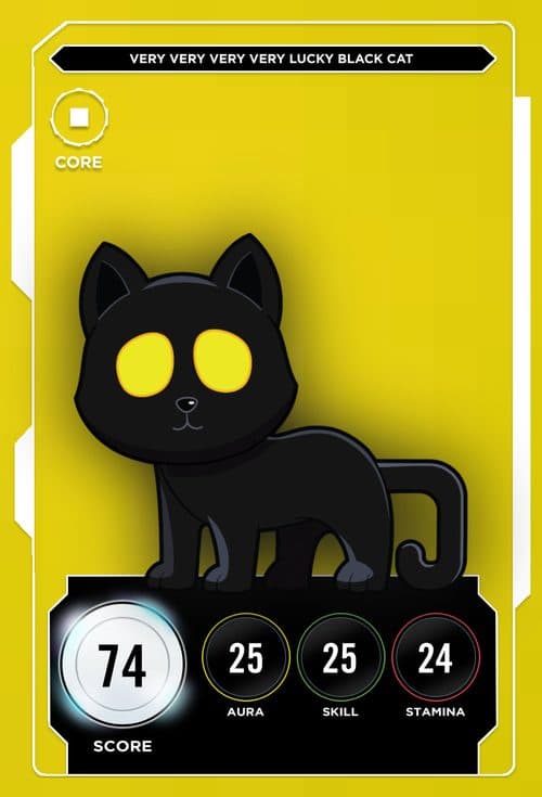 Very, Very, Very, Very Lucky Black Cat #250 — VeeFriends Series 1 x Zerocool