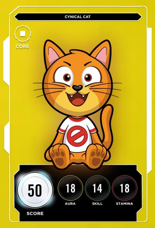 Cynical Cat #66 — VeeFriends Series 1 x Zerocool